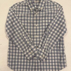 Boy’s Crewcuts Blue and White Checkered Shirt